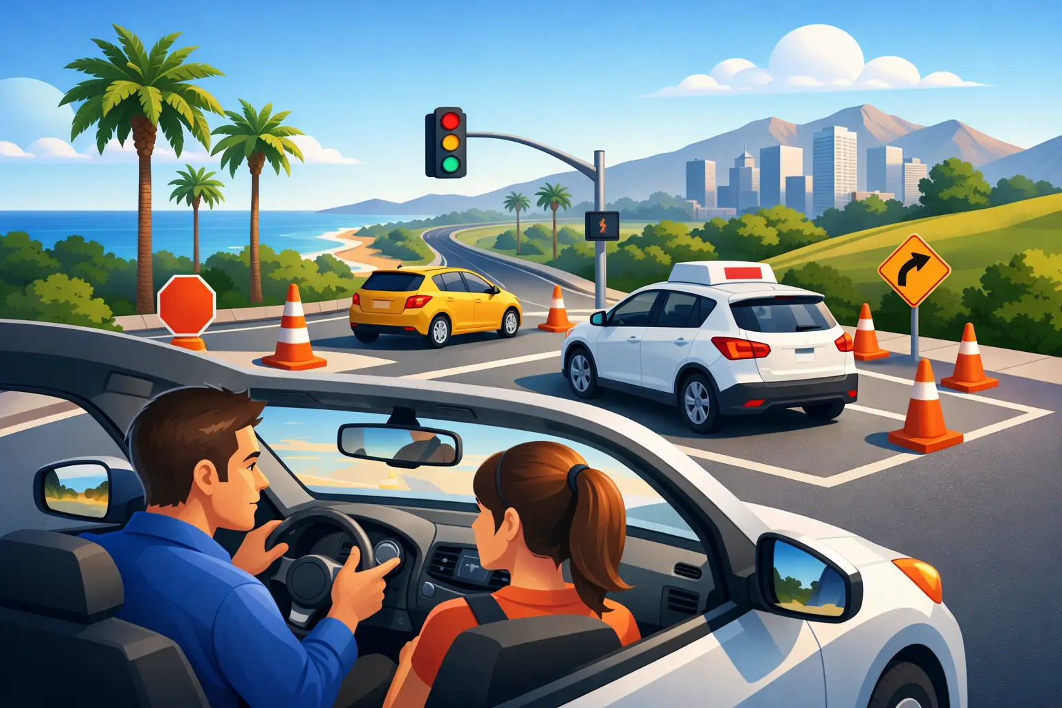 Behind the Wheel Driver Training California