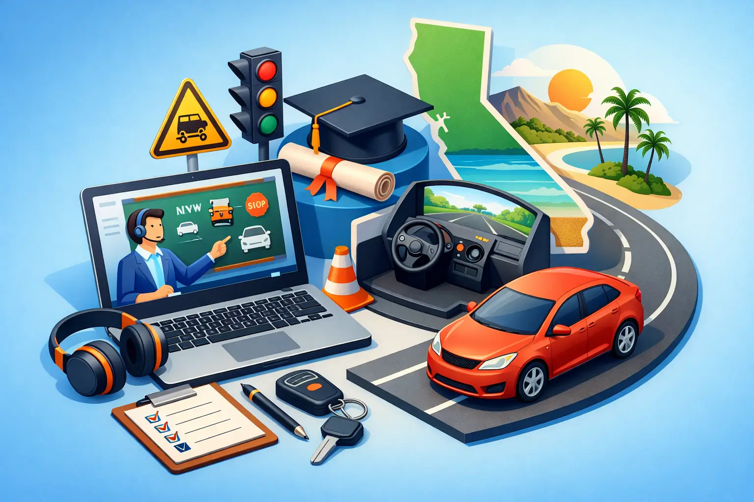 Online Driver Education California Guide