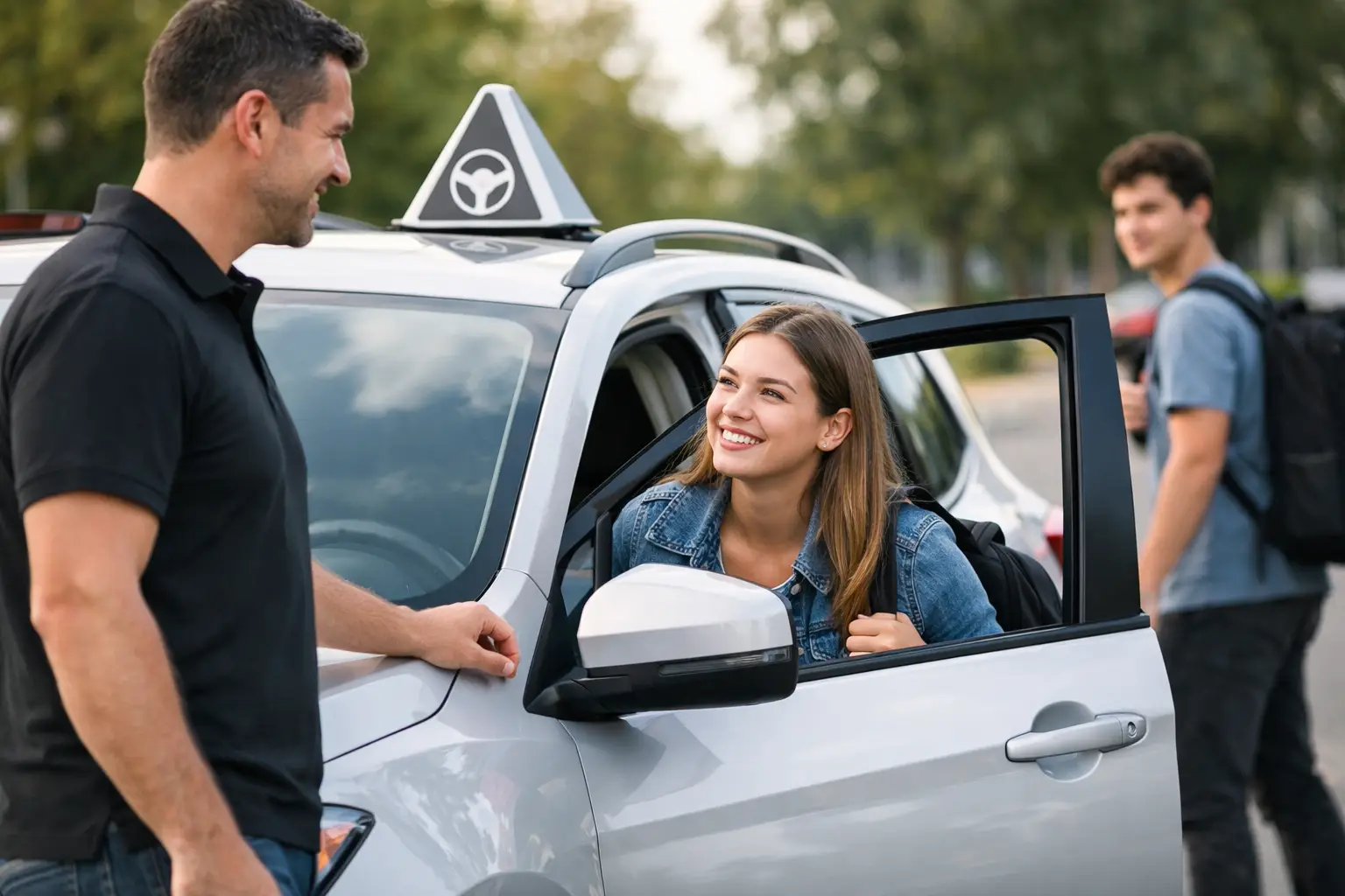 How a Driving School Pickup Service Saves Time